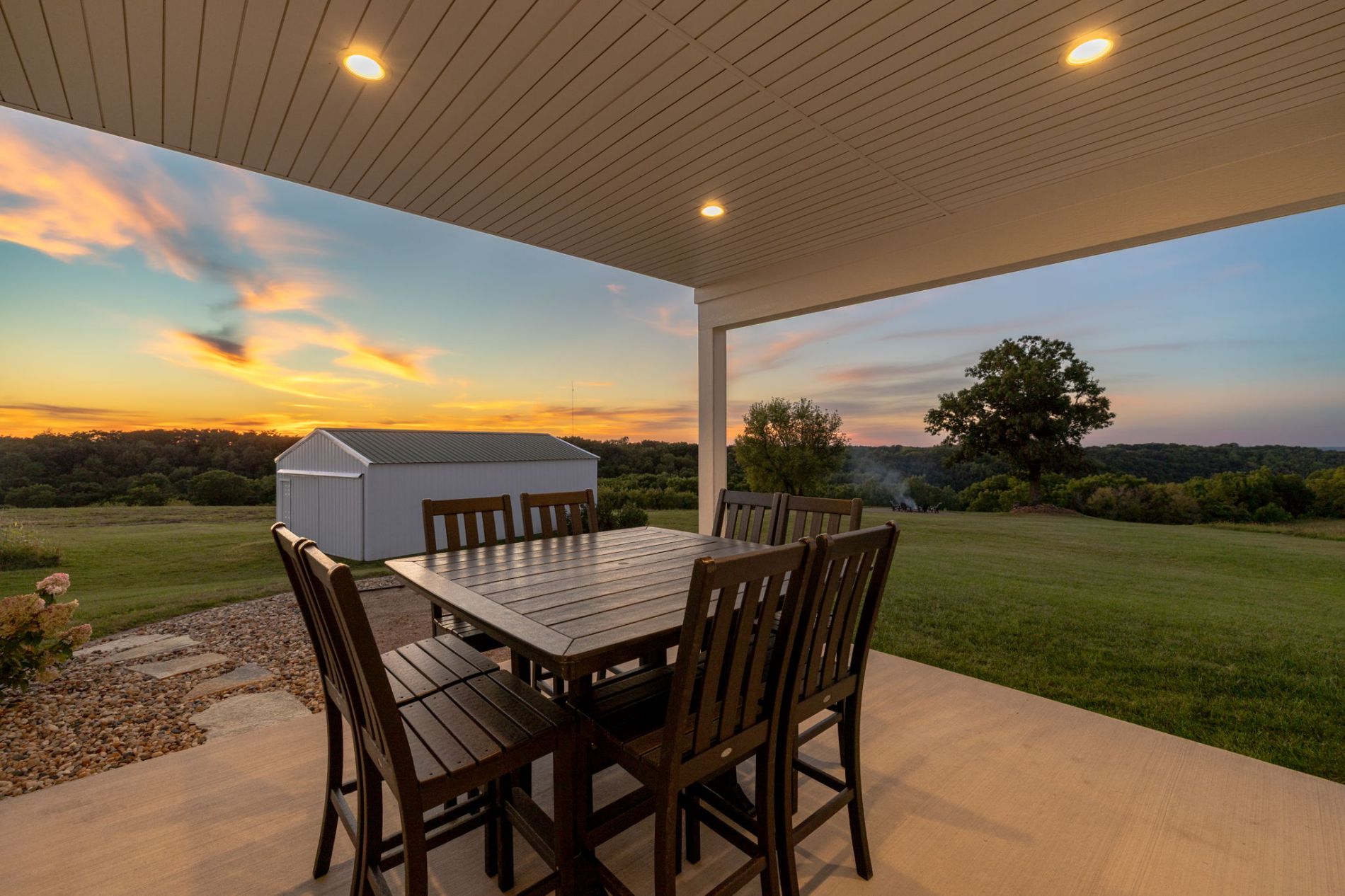 Sunset Porch with Sweeping Views